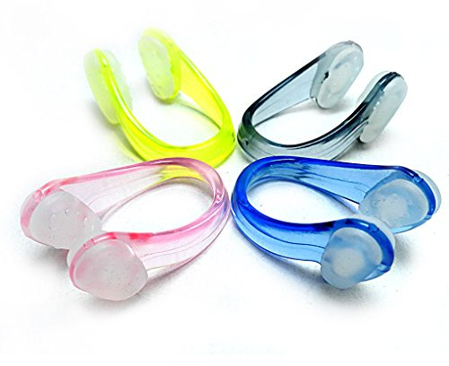 Nose Clips for Divers and Swimmers Zooshine 4 Sets Swimming Nose Clips Nose Plugs for Swimming Nose Protector for Adults Kids