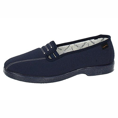 Doctor CUTILLAS 827 Zapatillas de Lona Azul para Mujer de Doctor Cutillas, Hechas en España SEÑORA Zapatillas Azul 39