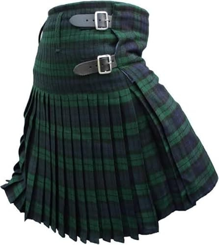 AAR Mens Scottish Tartan Kilt 13oz Highland Casual Kilt for Men 11 Tartans