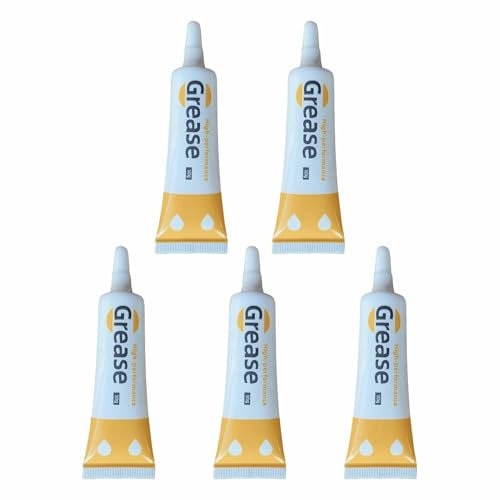 Adsfvs Lubrificante per cerniere per cerniere metalliche, Grasso lubrificante per tubo lubrificante da 5 pezzi,Riparazione multifunzionale bloccata e manutenzione di cerniere per mute da immersione,