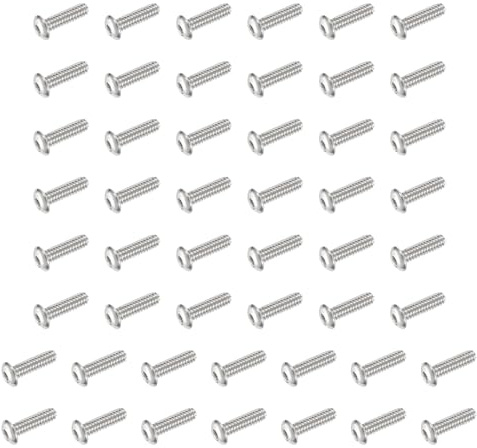 PATIKIL Viti A Testa Cilindrica Con Innesto Esagonale, 50 PZ #4-40 UNC x 3/8 Pollici 304 Acciaio Inossidabile Innesto Esagonale Filettatura Completa Viti Per Arredamento Pompa, Argento