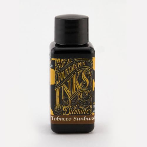 Diamine Guitar Ink, Fountain Pen Ink - Tobacco Sunburst 30ml