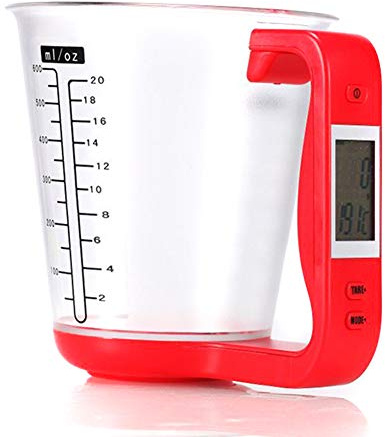 Kitchen Measuring Cup Scale LCD Digital Display for Baking Tea Weighting Coffee