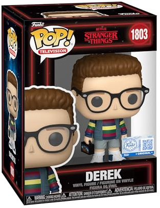 Funko POP TV: Stranger Things Season 5 - Derek - Amazon Exclusive - Collectable Vinyl Figure - Gift Idea - Official Merchandise - Toys for Kids & Adults - Fantasy Fans