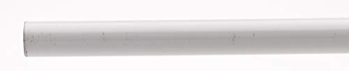 TRINGLES Rondes pour VITRAGE Metal | Ø10 | 1 Tringle Ronde Embout Cylindre 40-70CM | Blanc