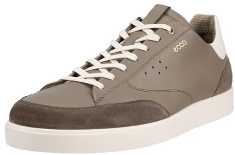 ECCO Men's Street Lite 521394 Sneaker, Dark Clay Suede/Taupe/Limestone, 10.5/11 UK
