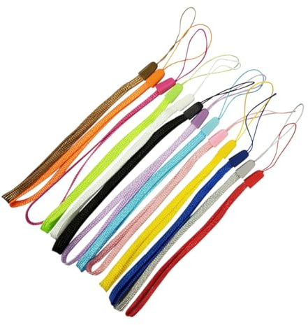 Cabilock 100pezzi Cordino per Chiavi in Nylon Resistente Laccetto Anti-smarrimento per Cellulare Clip Cordino Portachiavi da Polso per Smartphone Macchina Fotografica e Accessori Leggeri