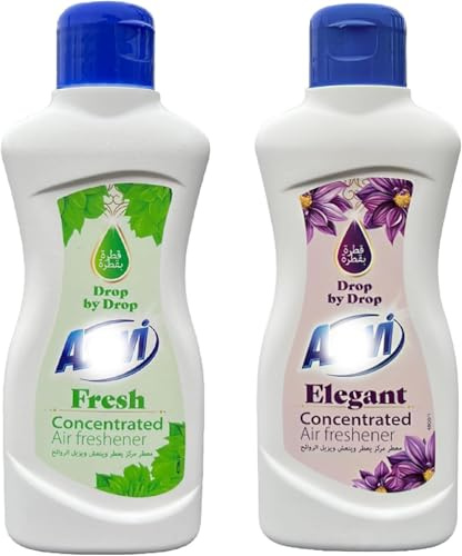2 Piece Household Cleaning Products Bundle Giftset, Elegant & Fresh Liquid Air Freshener Drops 165ml – Long Lasting Concentrated Scent for Home, Office, Car, Bathroom, Toilet – Odour Eliminator