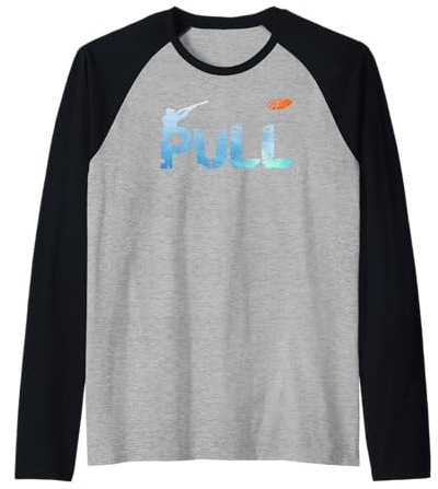 Palomas de Arcilla de madeja para Disparar a Skeet Camiseta Manga Raglan