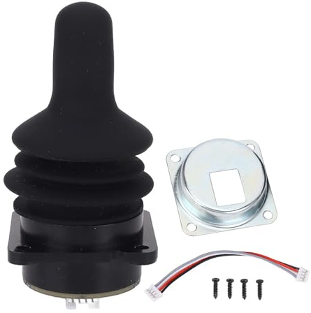 Yosoo Health Gear Joystick Eléctrico Sensor Hall Joystick Universal DC5V X Y Eje Dual Rotación de 360 grados 10 Millones de Ciclos Control Compacto para Consola de Juegos Walker Plataforma Móvil