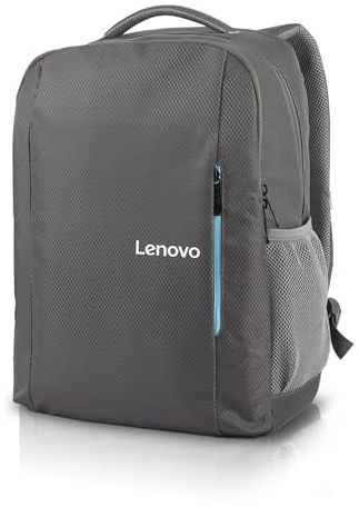 Lenovo Zaino per laptop da 15,6 pollici, impermeabile, con scomparto antifurto, colore: grigio