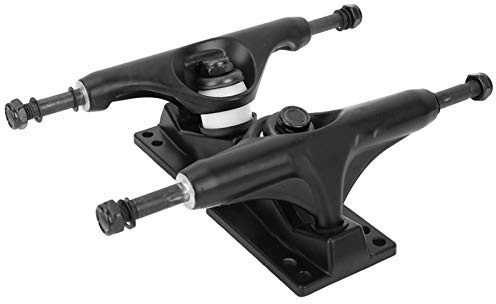 Yosoo Health Gear 2 Pcs 4 to 8 inch Aluminum Alloy Skateboard Trucks Black Longboard Skateboard Trucks Independent Fit for Board