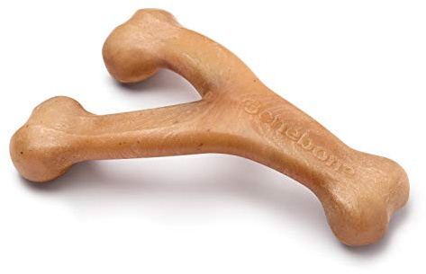 Benebone Indestructible Wishbone Dog Chew Toy for Aggressive Chewers, Long Lasting Tough Boredom Breaker for Dogs, Real Chicken Flavour, For Giant Dog Breeds, Made in the USA.