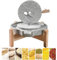 NUNETH Mulino a Pietra Mulino a Mano per Cereali per Uso Domestico Macinatore di Pietra, Mulino a Pasta Pesante/Mulino per Cereali/Mulino per Riso/Macinino a Umido/Macinino a Secco