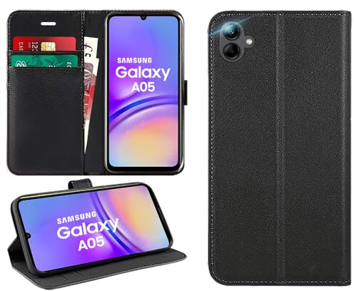 For Samsung Galaxy A05 Case Flip Wallet PU Leather Phone Case Cover