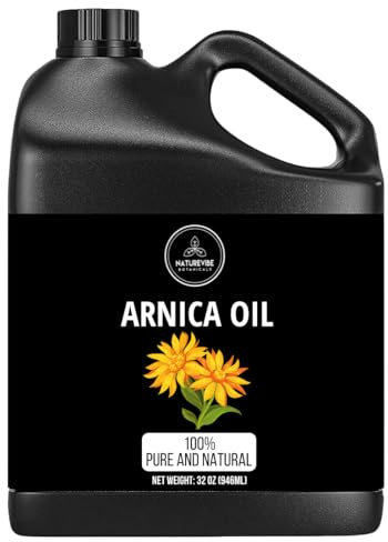 Naturevibe Botanicals Arnica Oil 946ml | 100% Pure and Natural | Great for Skin Care and Hair Care