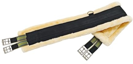 perfk Englischer Sattelgurt für Pferde, Zubehör für gerade Sattelgurte, englischer Sattelgurt für Pferde, 120cm