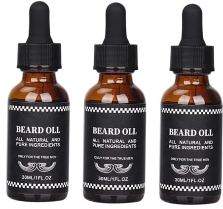 Healeved 3 Pezzi1 Siero Per La Crescita Della Barba Balsamo Per Barba Per Uomo Olio Per La Cura Della Barba Olio Per La Crescita Della Barba Olio Per Baffi Per Uomo Olio Da Barba Bicchiere