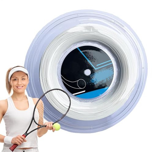 Cuerda de Tenis para Entrenamiento, líneas elásticas para Juegos de Pelota, 200 m de Alta Resistencia Que Absorbe los Golpes, líneas de Cuerda de Tenis para competición y Entrenamiento