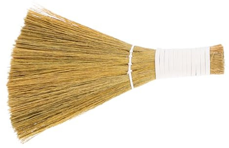 TOYANDONA Petit Balai Miscanthus Mini Balai De Bureau Balayeuse De Table à Main Balayeuse De Bureau Brosse à Main Compacte Brosse De Table Balais pour Balayer L'intérieur Miscanthus Blanche