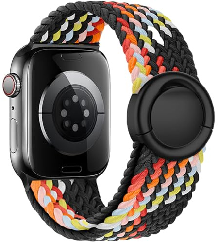 VELULYX Flätat band Solo Loop Kompatibel med Apple Watch 38mm 40mm 41mm 42mm 44mm 45mm 46mm 49mm, Armband Stretchy Runt spänne för iWatch Series 11 10 9 8 7 6 5 4 3 Ultra 2 1 SE