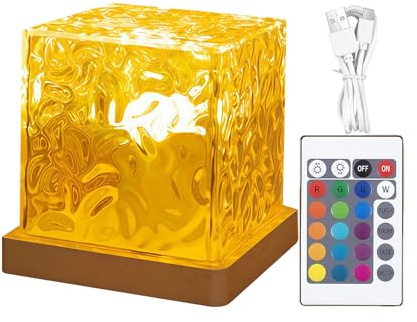 Générique Projecteur d',avec Télécommande 3 Modes Gradables Dynamiques,Lampe Projection Ambiance - Pour Chambre Salon Salle de Bain Chambre Bébé Fête Anniversaire Intérieur