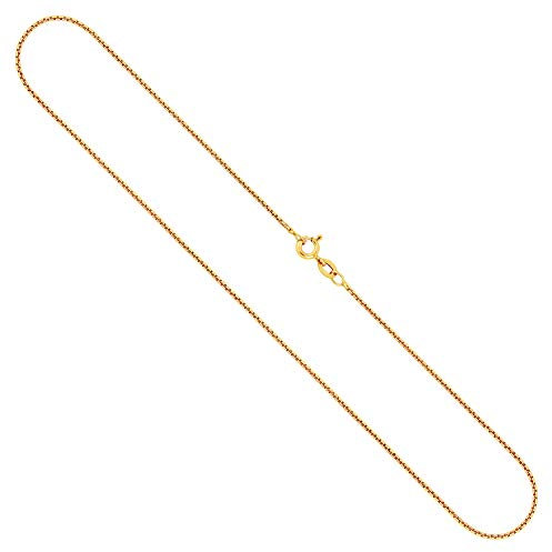 EDELIND Goldkette, Venezianerkette Gelbgold 333/8 K, Länge 42 cm, Breite 1,2 mm, Gewicht ca, 2,9 g, NEU