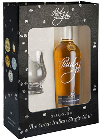 Paul John - Bold Single Malt & Glencairn Glass Gift Pack - Whisky