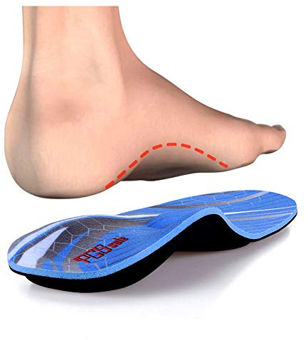 PCSsole Solette Ortopediche Supporto per arco plantare, Sport Solette Scarpe per piedi piatti, fascite plantare, dolore al tallone,per uomo e donna Blu, (EU41-42(27cm))
