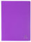 Exacompta - Réf. 8866E - 1 Protège-documents OPAK - 60 pochettes cristal lisse - 120 vues - pour format A4 - dimensions 24 x 32 cm - couverture en polypro semi-rigide - couleur violet