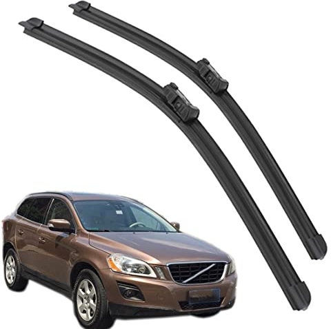 Scheibenwischer Für Auto Scheiben Wiper Blades Für XC60 2009-2011 Wischerblatt Vorne Wischblätter Gummi Windshield Wipers 650mm+500mm fit Schieberegler,Front Window Wiper 2pcs