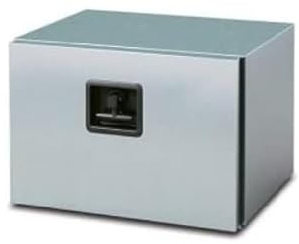 CASSETTA ZINCATA PORTA ATTREZZI UNIVERSALE PER AUTOCARRO CAMION TRATTORE ZINCATA 30 30 30