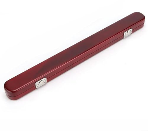 Professioneller Musik-Dirigent-Taktstock mit komfortablem Griff, klassische braune Farbe, Fichten-Massivholzmaterial, schützende Aufbewahrungsbox (C)