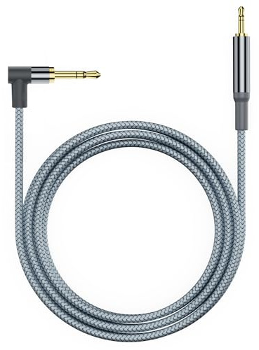 Bose 2,5 mm auf 3,5 mm AUX-Kabel-Adapter, Ersatz-Audio-Stereo-Klinkenstecker, Stecker auf Stecker, kompatibel mit Bose 700 QuietComfort QC45 QC35II QC35 QC25, Kopfhörer, JBL, Bluetooth-Kopfhörer, 5 m