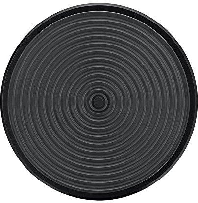 Normcore Base di ricambio per manomissione da 58,5 mm, motivo ondulato con rivestimento in titanio PVD, adatto per manomissioni Normcore a molla, supporto aggiuntivo in silicone per manomissione