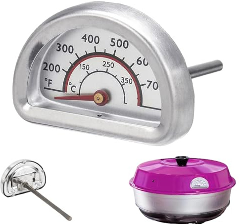 Omnia Thermometer,Omnia,Omnia Zubehör,Ofenthermometer Für Backofen Kompatibel Mit Omnia Backofen,Meater Kochen Backofenthermometer Innen Für Omnia Zubehör,Küche Oven Thermometers Mit Fühler(0℃-400℃)