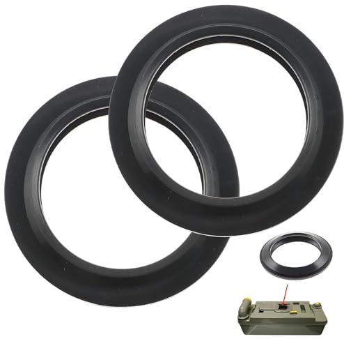 Sunyunze 2 Pièces Joint WC pour Thetford Camping Car Joint Lèvre WC Toilettes à Cassette en Silicone Compatible avec Thetford C200 C250 C400 C500 C2 C3 C4 Facile à Installer Anti Fuite et Résistant