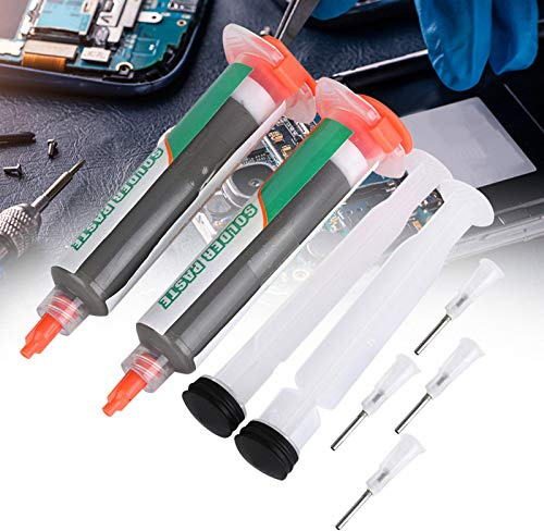 Generic Pasta Saldante per Siringa da 50 G di Materiale Innocuo Previene in Modo Efficiente i Guasti per la Riparazione di Componenti Elettronici PCB SMD, Salutare per gli Appassionati di Ambiente