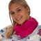 DOLCE ABBRACCIO by RiemTEX Loop Schal Damen Schlauchschal mit Geheimfach Kuscheliger Loopschal aus Jersey Halstuch in Uni Farben (Pink)
