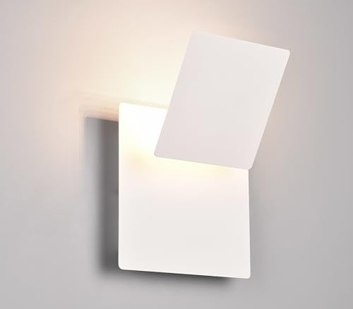 Trio Leuchten Wandleuchte Mio 240319131, Metall Weiß matt, inkl. 6 Watt LED