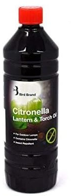 1 Litre, Citronella Lamp & Torch Oil, Outdoor Use, Clean Burning Insect Repellent Fuel for Garden Torches & Lanterns, Pleasant Scent, Helps Deter Insects
