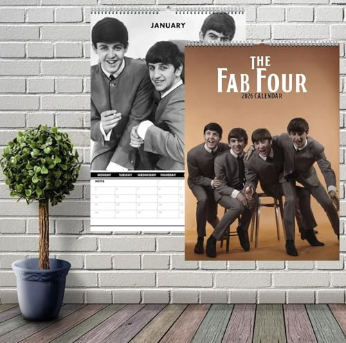 The Beatles - 2026 Wall Calendar/Poster/Planner - A3 Size [11.7×16.5 Inch]