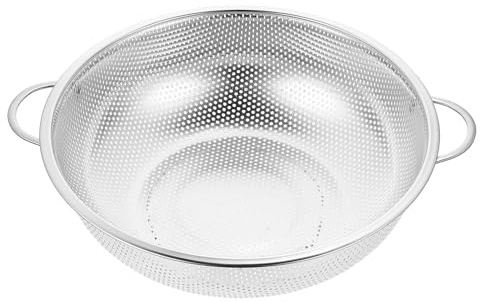 TOKIDNY Panier Égouttage Acier Inoxydable avec Poignées Doubles Passoire Multifonctionnelle pour Cuisine Lavage Légumes et Fruits Ustensile Cuisine et Pratique