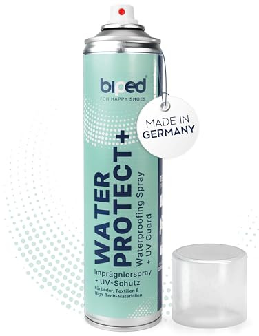 biped WATER PROTECT+ spray impermeabilizante zapatos sin flúor – efecto repelente agua suciedad UV – cuero textil materiales high-tech 400 ml – fabricado en Alemania z3000