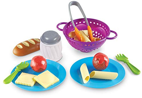 Learning Resources New Sprouts Pasta Time - 20 Pieces, Ages 2+ Pretend Play Food for Toddlers, Preschool Learning Toys, Kitchen Play Toys for Kids