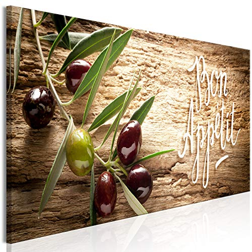 murando Cuadro Acústico Frutas y verduras 135x45 cm espuma acústica absorbe el sonido aislamiento lienzo de 1 pieza Decoración de Pared Imagen Buen apetito j-B-0081-b-a