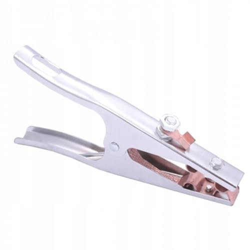 Pinza Masa Soldadura - Soporte Abrazadera Tierra para soldador - Máquina de soldar electrodo. Universal Herramienta Profesional De Trabajo Resistente, Pinza Cable Grupo. Agarre Ergonómico. 500A.