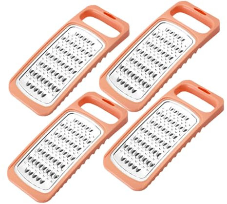 Grattugia in Acciaio Inox e PP Julienne Doppia Faccia 4 Pezzi