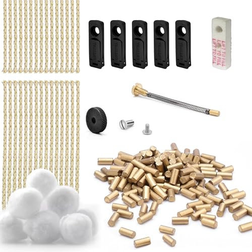 Clipper Feuersteine, Feuerzeug Reparatur Set Universal, inkl. Feuersteine, Docht, Watte & Dichtungen, Komplettes Zubehör für Benzinfeuerzeuge, Wiederbelebung Ersatzteile für Feuerzeuge Clipper Modelle