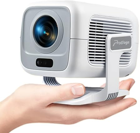 Proyector PG370 Full HD 4K con Enfoque automático para películas, WiFi, Android, Smart TV, Cine en casa, miniproyector de vídeo portátil